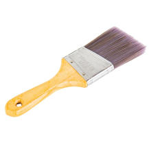 high quality double color  PBT filaments paint brush with wooden handle for painting